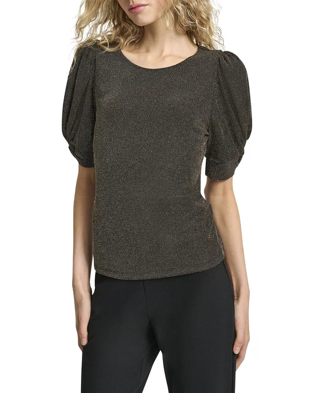 DKNY Metallic Top, image 1 of 1 from Rue La La