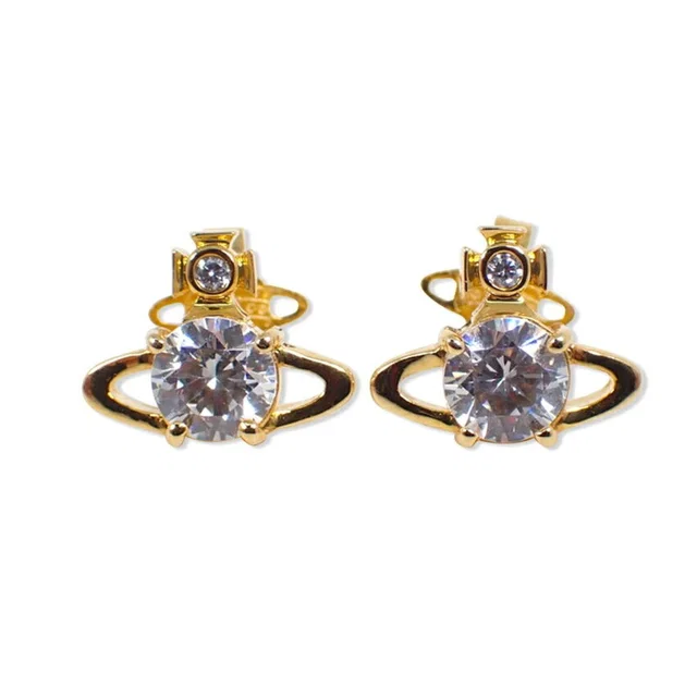 Vivienne Westwood earrings in brown|neutral from Poshmark