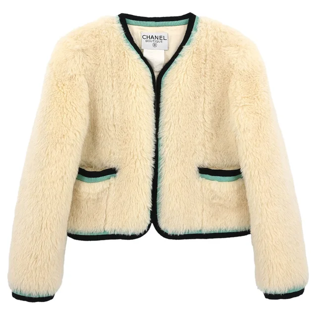 Chanel Jacket Ivory in White from AMORE Vintage Tokyo
