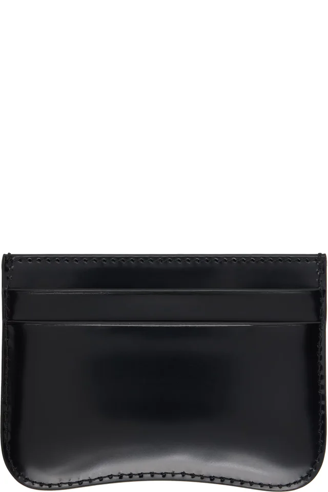 AMI Paris Black Paris Paris Card Holder, photo 2 of 2 from SSENSE