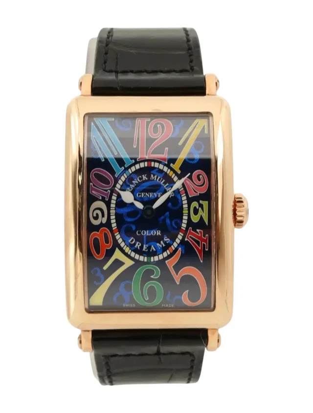 Franck Muller Long Island Watch in multicolor Crocodile from The RealReal