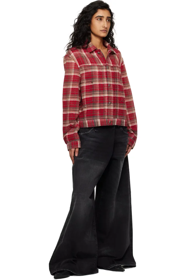 R13 Black Nico Wrap Jeans, photo 4 of 4 from SSENSE