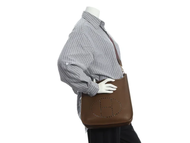Hermès Vintage Olive Barenia Evelyne I 29 in Green Leather from Ann's Fabulous Finds, photo 10 of 10