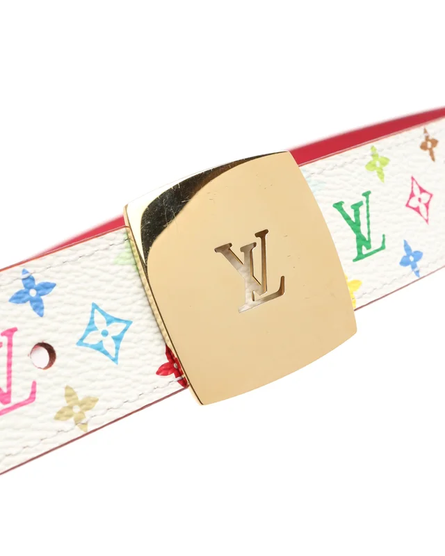 Louis Vuitton Monogram Murakami Reversible Belt, Size 80 in Canvas from A Retro Tale, photo 3 of 6
