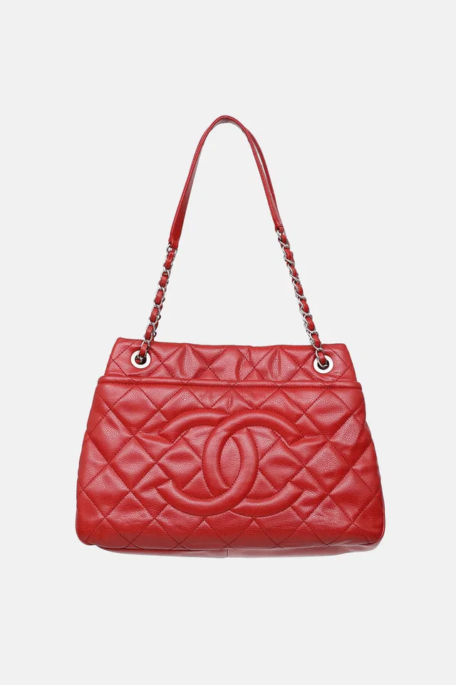 Chanel 2012 - 2013 Caviar Shopping Tote Bag in Caviar leather from VSP Consignment
