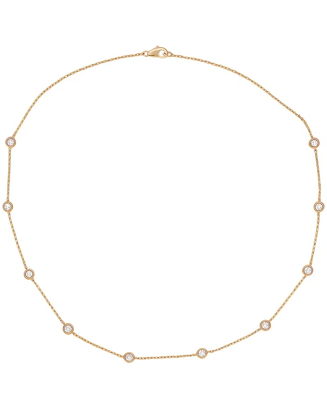 Prince Diamond & Jewelry 14K 1.10 ct. tw. Lab-Grown Diamond Necklace, image 1 of 1 from Gilt