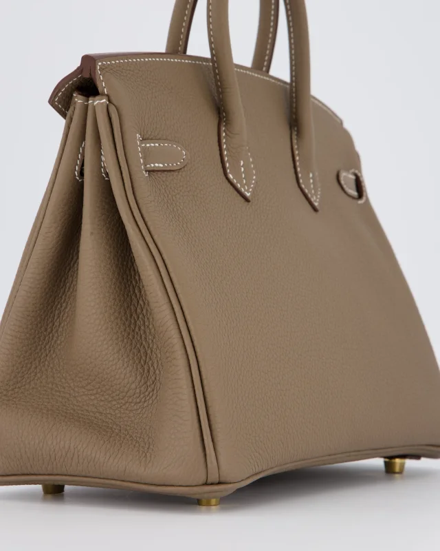 Hermès Birkin 25 Retourne Bag in Taupe Togo leather from Sellier, photo 16 of 22