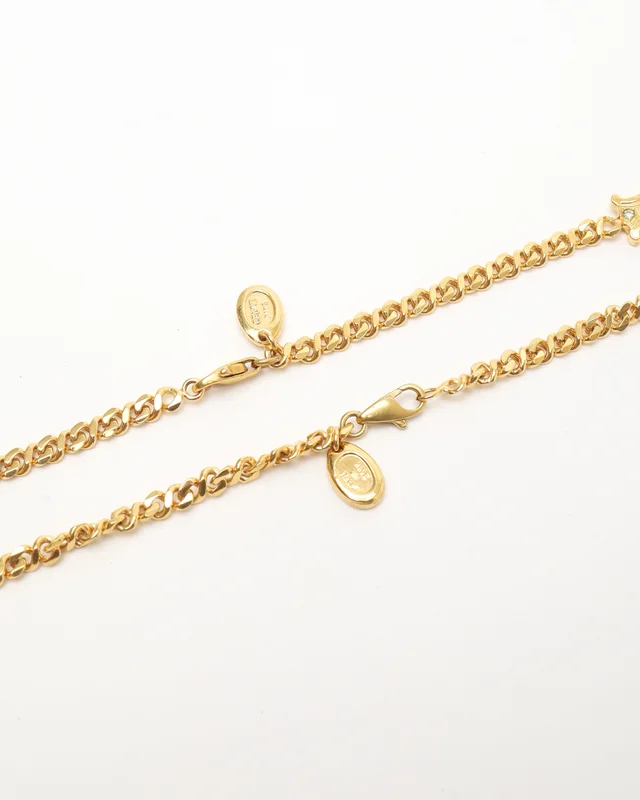 Celine Macadam Rhinestone Necklace from A Retro Tale, photo 4 of 4