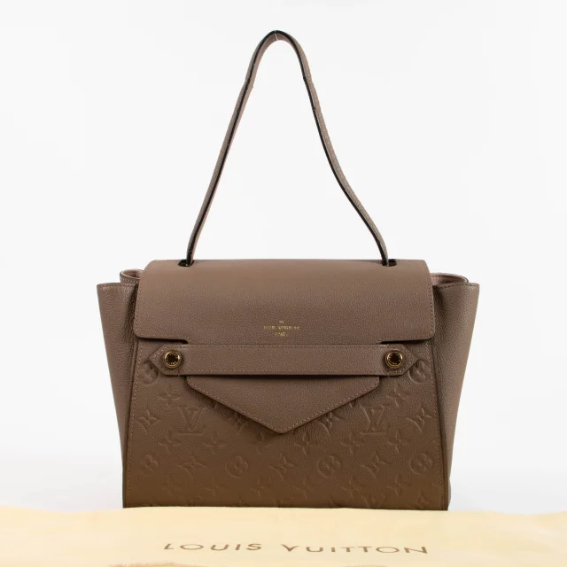 Louis Vuitton Monogram Empreinte Trocadero Bag in Taupe Leather from Labellov, photo 2 of 7