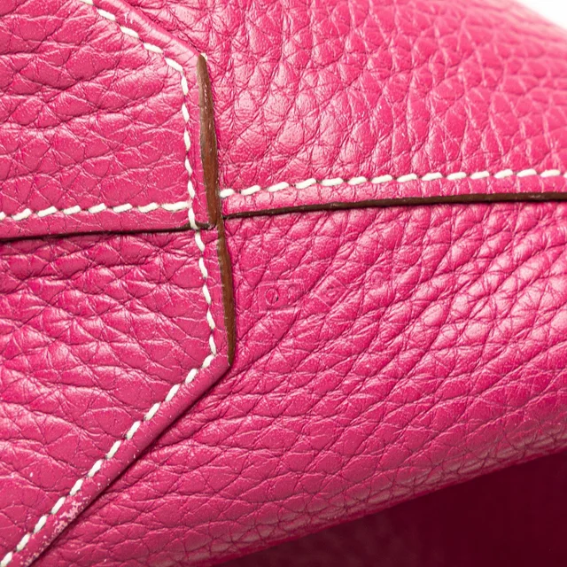 Pink Hermès Clemence Double Sens 36 Tote Bag in Pink Clemence leather from Designer Revival, photo 2 of 2