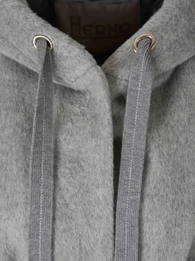 Herno Tie-waist hooded coat, photo 3 of 4 from SENSER