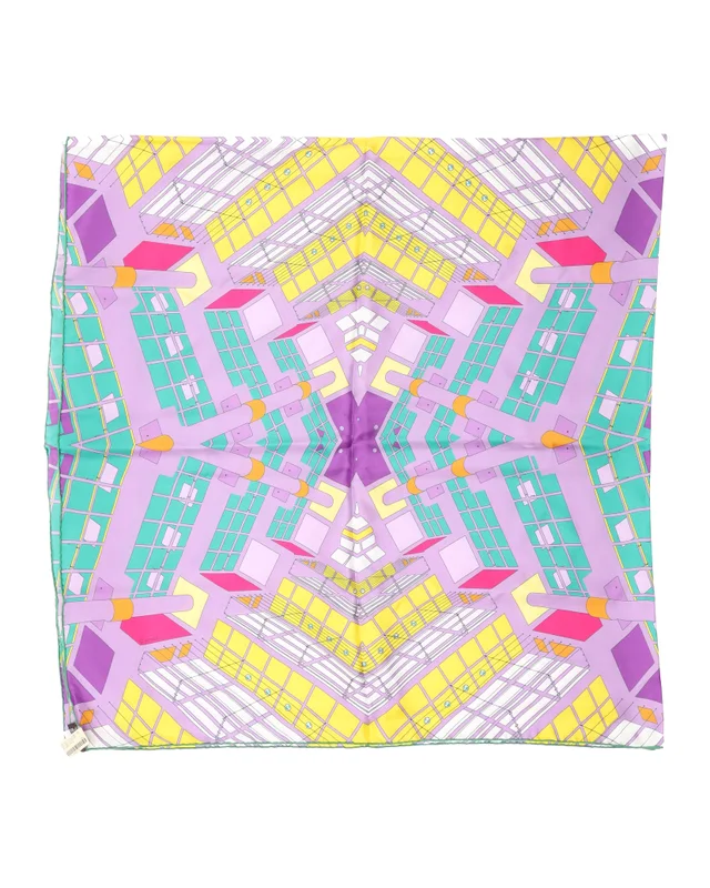 Hermès Carré 140 Pantin City Silk Scarf in Silk from A Retro Tale, photo 2 of 3