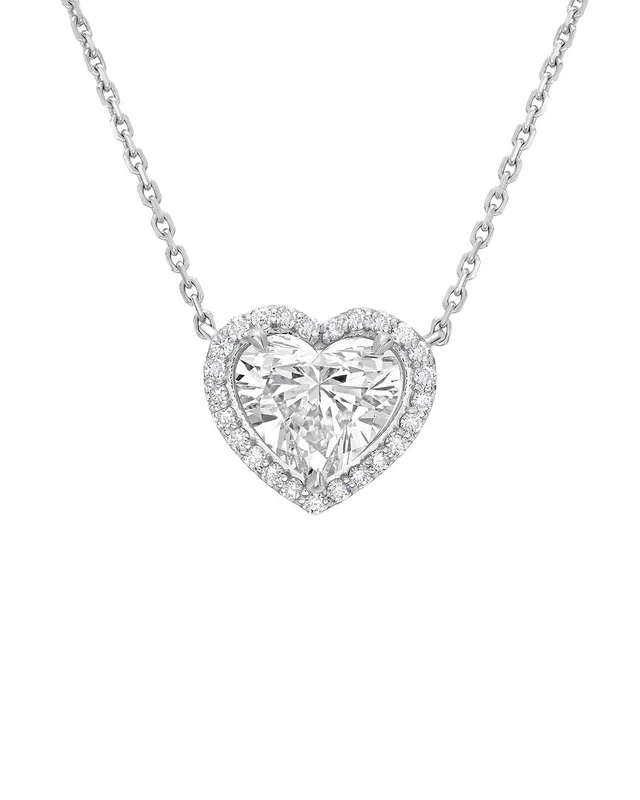 Diana M Lab Grown Diamonds 14K 3.00 ct. tw. Lab-Grown Diamond Solitaire Pendant, image 1 of 1 from Rue La La