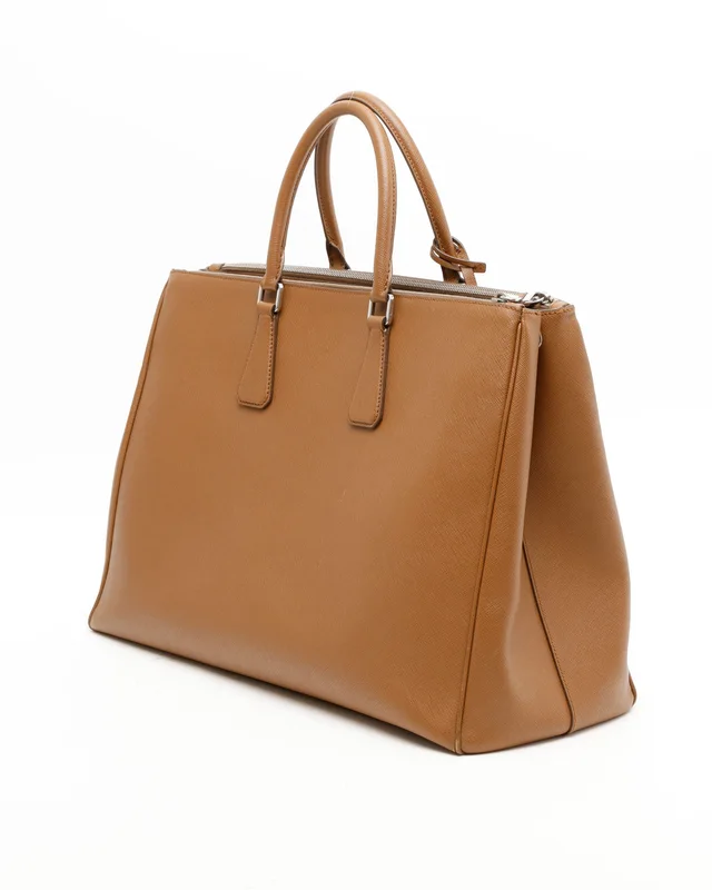 Prada Galleria Saffiano 2 Zip Travel Bag in Saffiano leather from A Retro Tale, photo 3 of 8