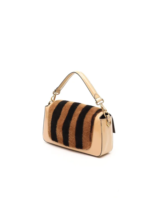 Fendi Shearling Baguette Bag in Wool from A Retro Tale, photo 3 of 9