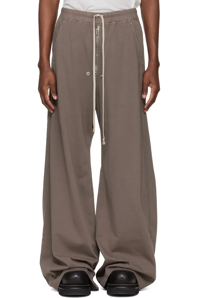 Rick Owens DRKSHDW Gray Temple Geth Belas Sweatpants, image 1 of 1 from SSENSE