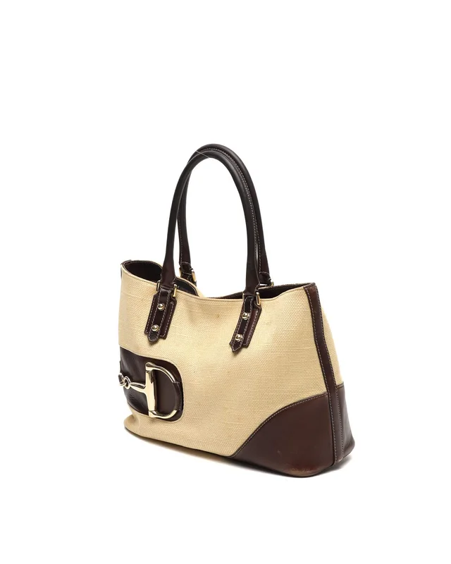 Gucci Horsebit Tote Bag in Canvas from A Retro Tale, photo 2 of 9