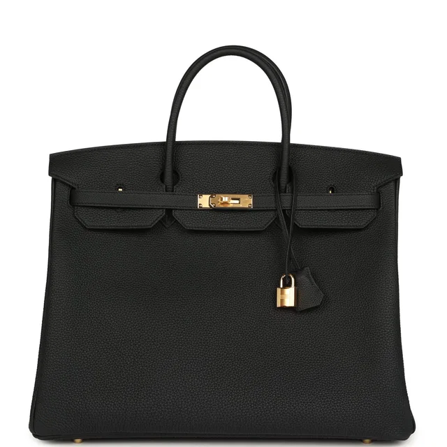 Hermès Birkin 40 Black Togo Gold Hardware in Black Togo leather from Madison Avenue Couture