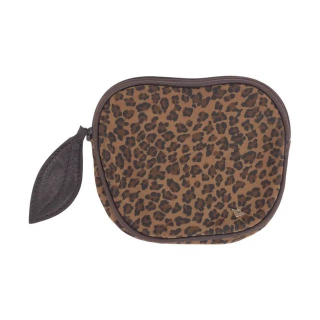 Bottega Veneta Leopard Nylon Pouch in Nylon from LuxUness