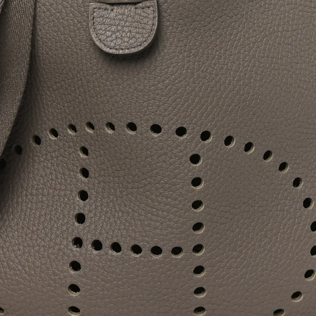 Hermès Taurillon Clemence Amazone Evelyne III GM Etain in Taupe Clemence leather from FASHIONPHILE, photo 8 of 10