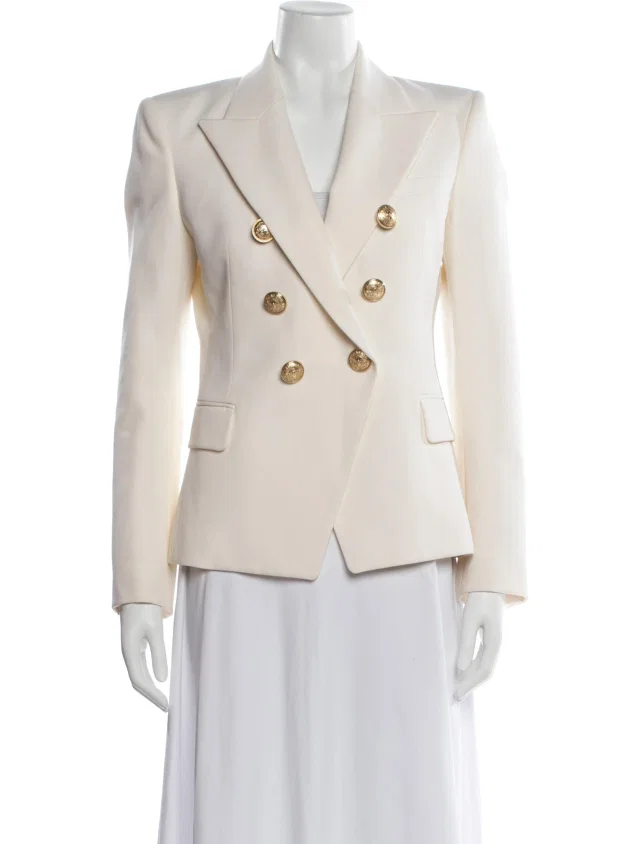 Balmain Wool Blazer in Wool from The RealReal