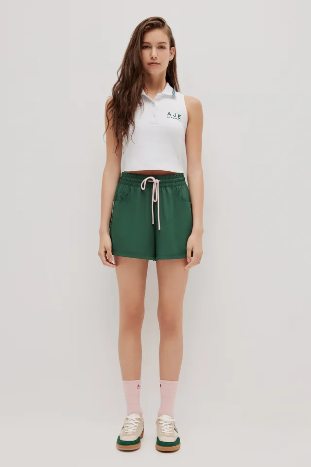 Athletica Rib Polo Tank 141 in White from Aje, photo 1 of 1
