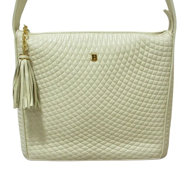Bally Leather Quilted Shoulder Bag in Leather from LuxUness