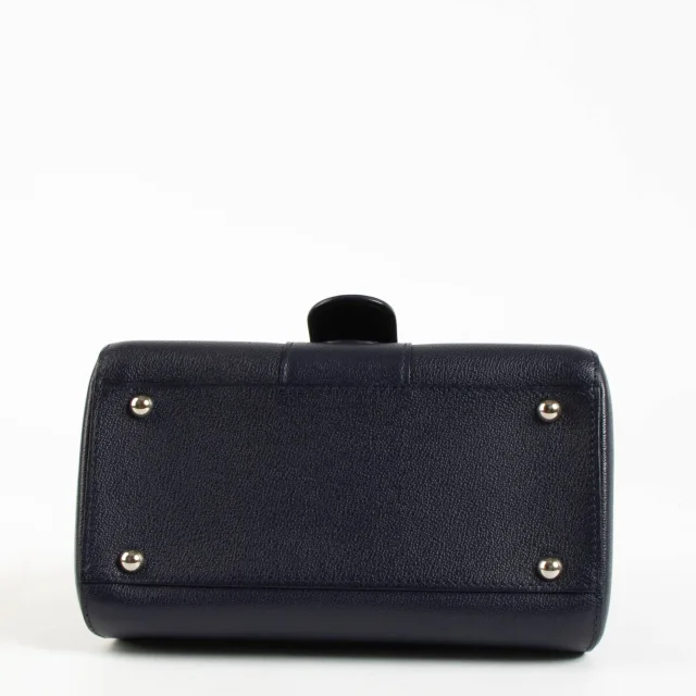 Delvaux Rodeo Calf Brillant Mini Bag in Navy Calfskin from Labellov, photo 3 of 4
