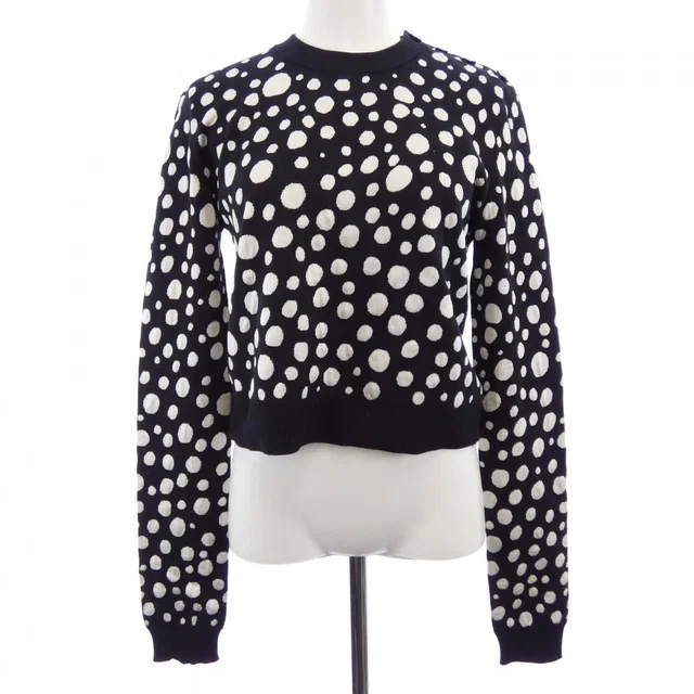 LV YK Infinity Dot Topped Pullover Yayoi Kusama Knit Sweater from The Reluxe