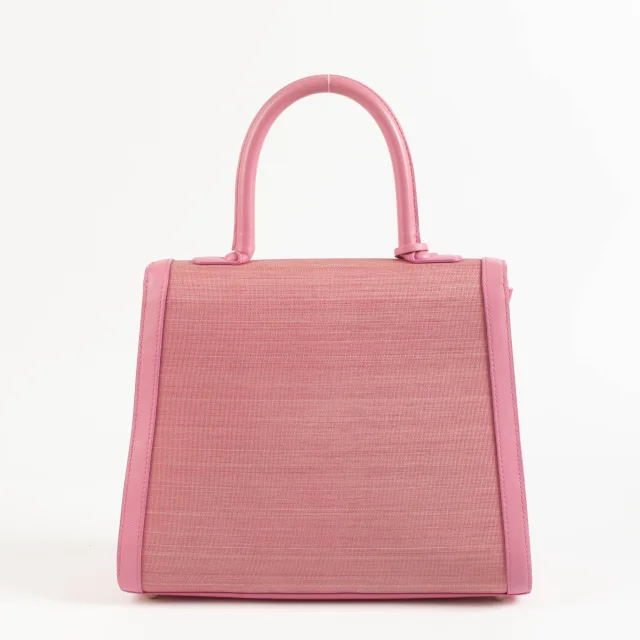 Delvaux Flamingo Toile de Crin/Polo Brillant MM Bag in Leather from Labellov, photo 4 of 8