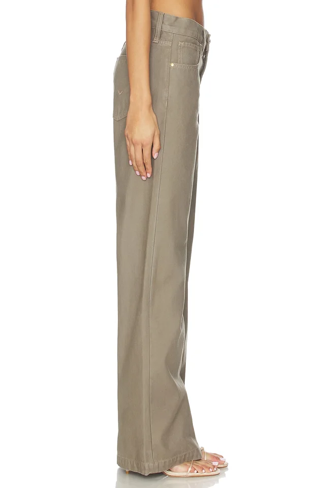 Hudson Jeans Rylee Low Rise Jeans in Washed Olive, photo 3 of 6 from REVOLVE (Canada)