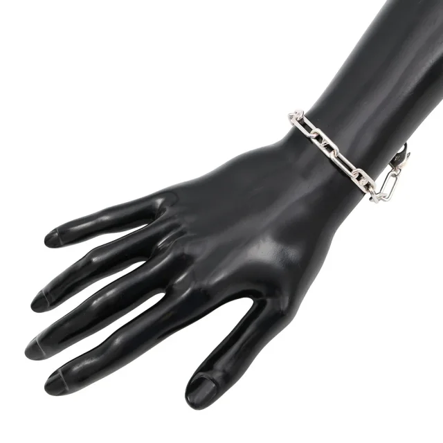 Louis Vuitton Sleek Monogram Bracelet Size MM1358M Ag925 from GALLERY RARE, photo 4 of 11