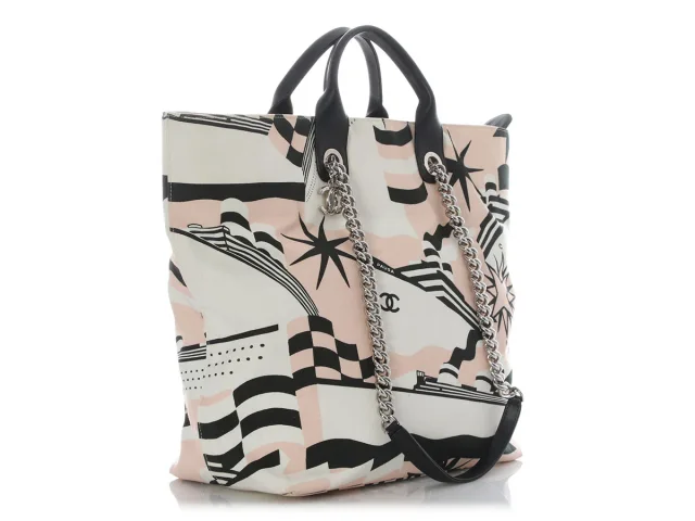 Chanel Large La Pausa Bay Shopping Tote in Canvas from Ann's Fabulous Finds, photo 5 of 9