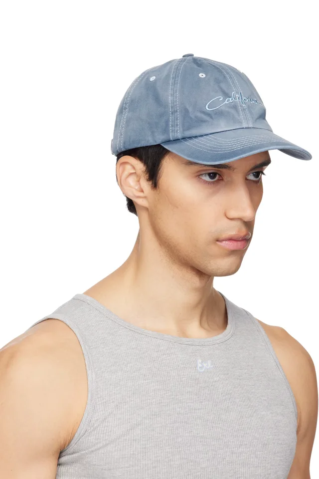 ERL Blue 'California' Cap, photo 2 of 3 from SSENSE