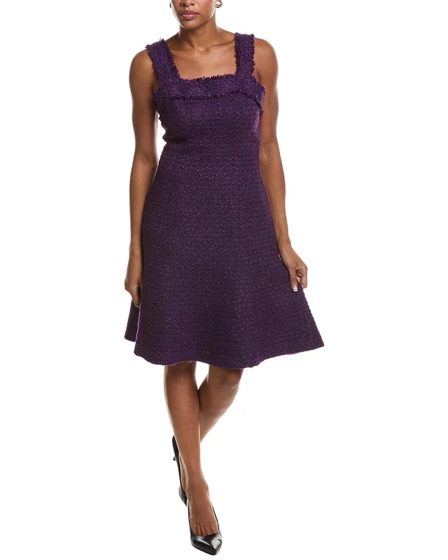 St. John Wool-Blend Tweed Midi Dress, image 1 of 1 from Rue La La