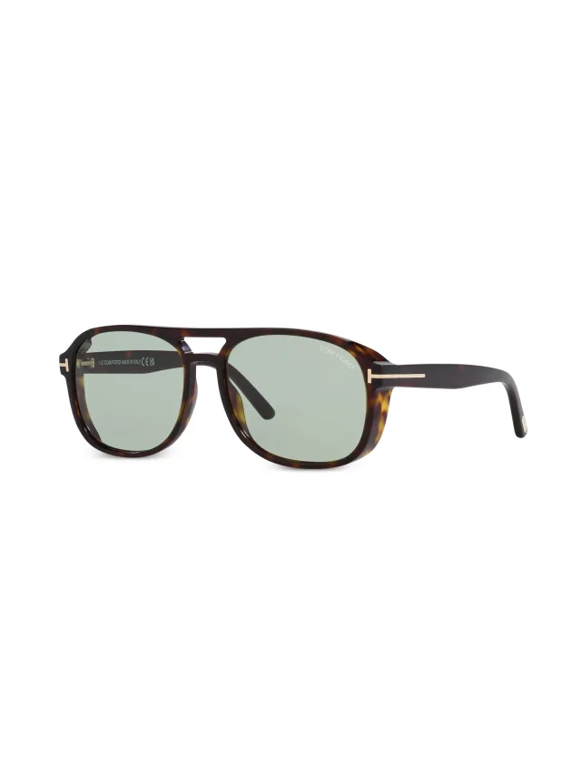 TOM FORD Eyewear Rosco sunglasses in Brown, photo 2 of 4 from FARFETCH