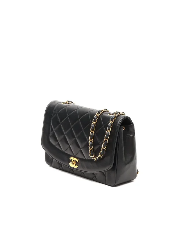 Chanel CC Medium Diana Flap Bag in Woven leather from A Retro Tale, photo 2 of 11