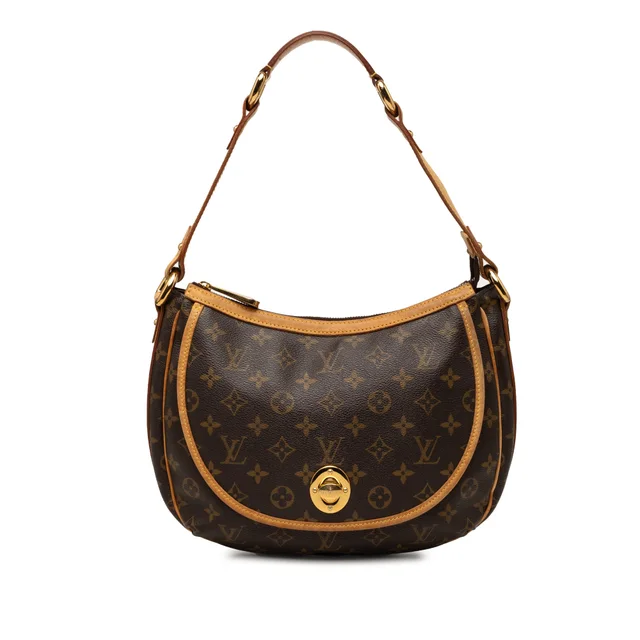 Brown Louis Vuitton Monogram Tulum PM Shoulder Bag in Brown Coated canvas from Designer Revival, photo 1 of 1