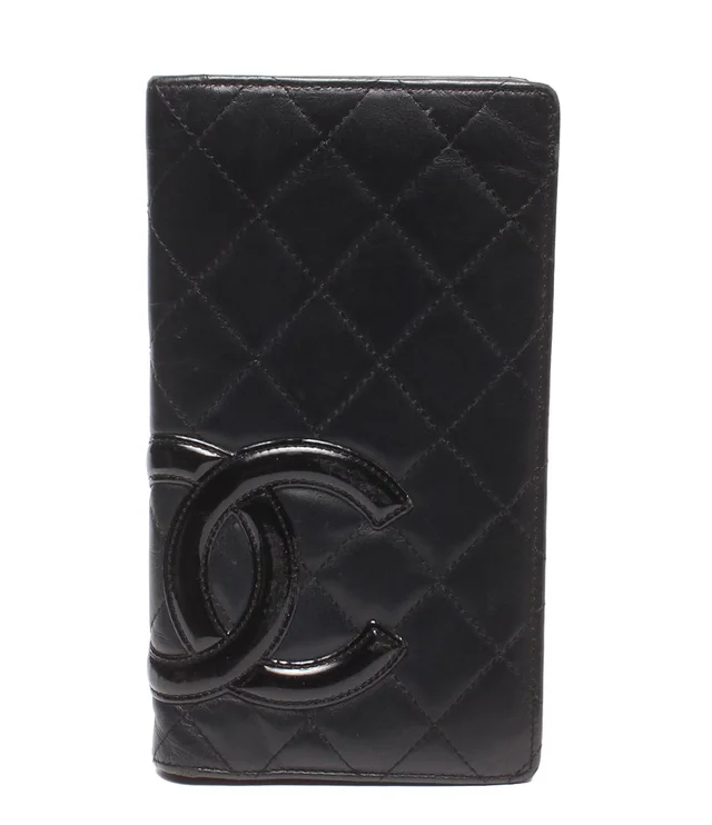 Chanel Wallet Silver Quilted Cambon Line in Silver from The Reluxe