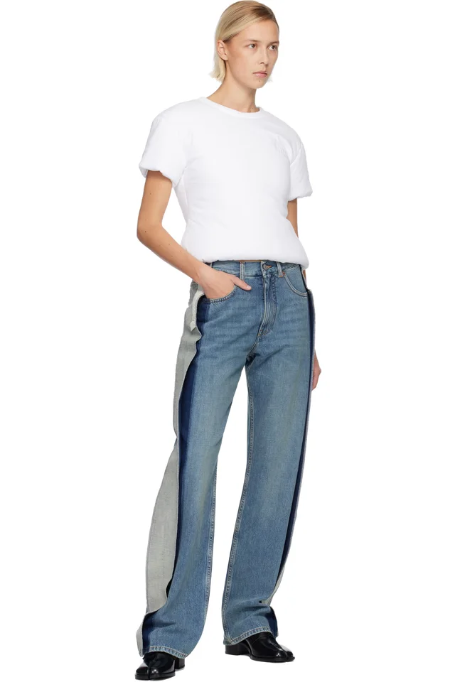 MM6 Maison Margiela White Padded T-shirt, photo 4 of 4 from SSENSE
