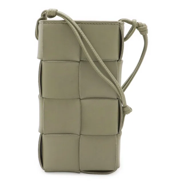 Bottega Veneta Cassette Maxi Intrecciato Shoulder Bag Pochette Phone Pouch in Woven leather from The Reluxe