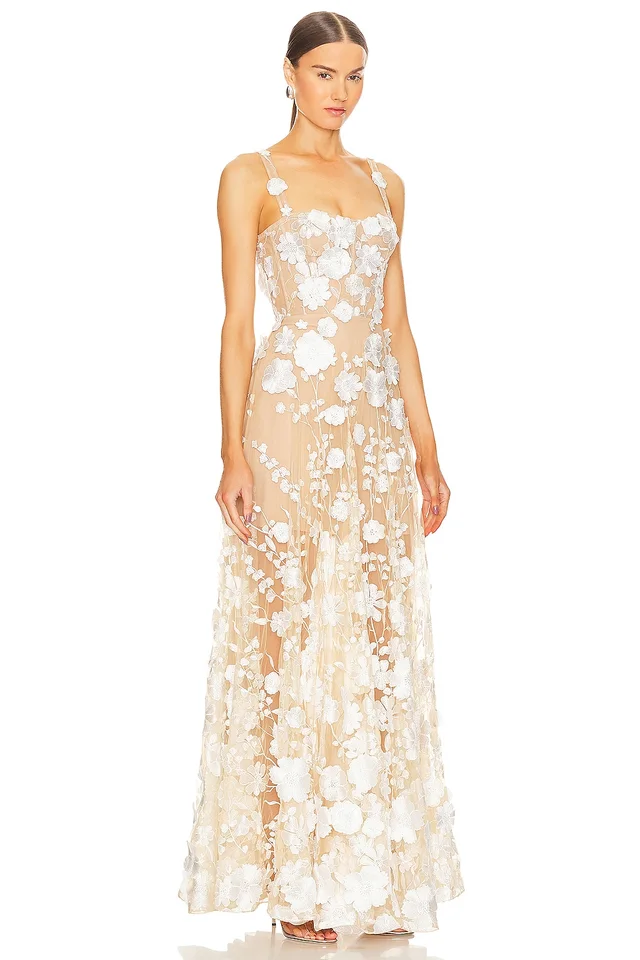 Bronx Banco Jasmine Gown in Cream, photo 2 of 4 from REVOLVE (Canada)