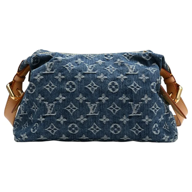 Louis Vuitton 2006 Denim Monogram Baggy PM Blue in Blue Denim from VINTAGE QOO TOKYO, photo 2 of 2