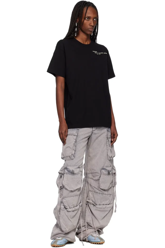 Carhartt Work In Progress Black Punched T-shirt, photo 4 of 4 from SSENSE