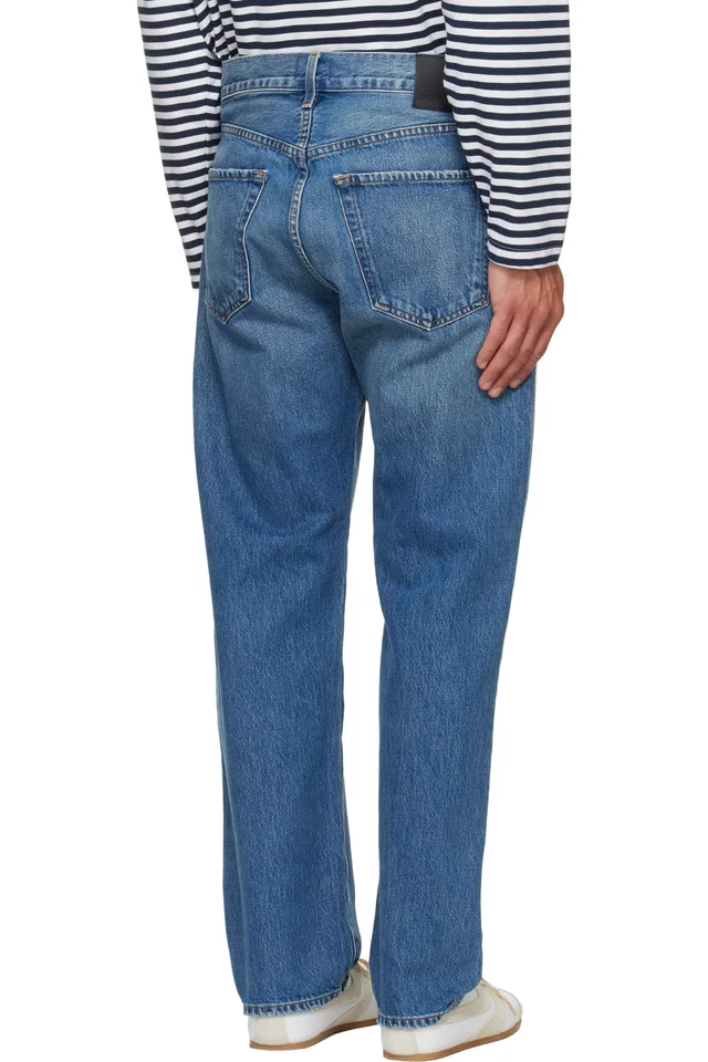 Citizens of Humanity Blue Beau Straight Premium Vintage Jeans, photo 3 of 4 from SSENSE