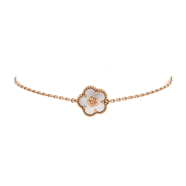 Van Cleef & Arpels Lucky Spring Plum Blossom Bracelet in gold from Poshmark