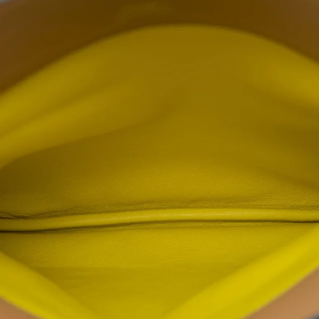 Yellow Hermès Mini Milo and Swift Aline Bag in Yellow Swift leather from Designer Revival, photo 2 of 2