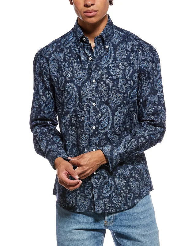 Brunello Cucinelli Printed Shirt, image 1 of 1 from Gilt