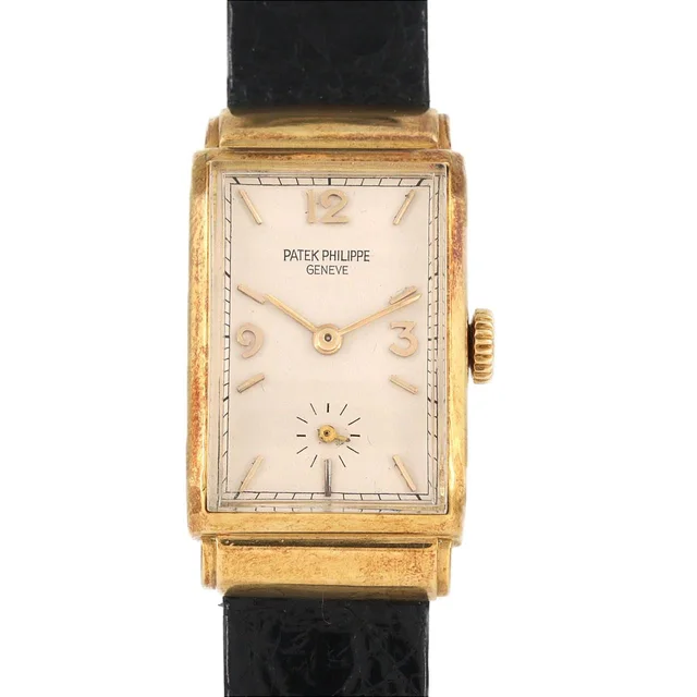 [Unserviced - Value Price] Patek Philippe Classic YG Manual Winding in Dial color: Silver Band color: BRAUN Case: yellow gold Bracelet: Strap from KOMEHYO