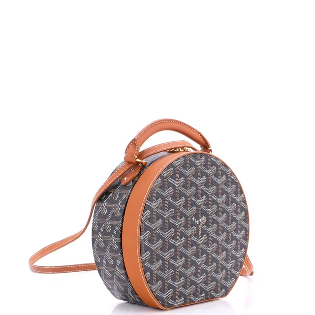 Goyard Alto Hatbox Bag Coated Canvas in brown|red Coated canvas from Rebag, photo 2 of 6
